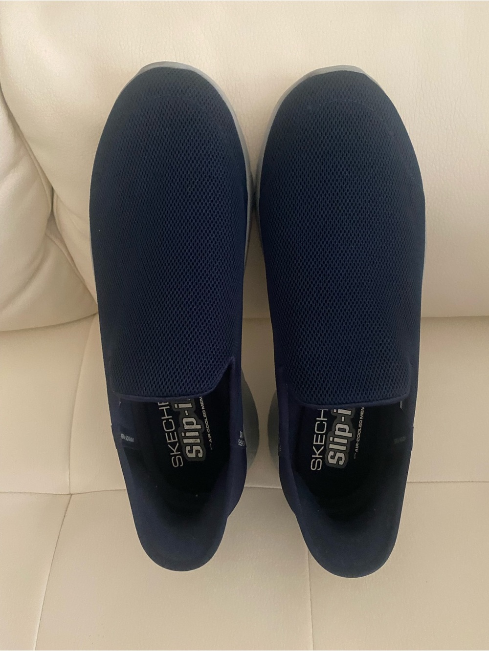Skechers Slip-Ins Men's Navy Slip-On Loafers - Picture 6 of 6